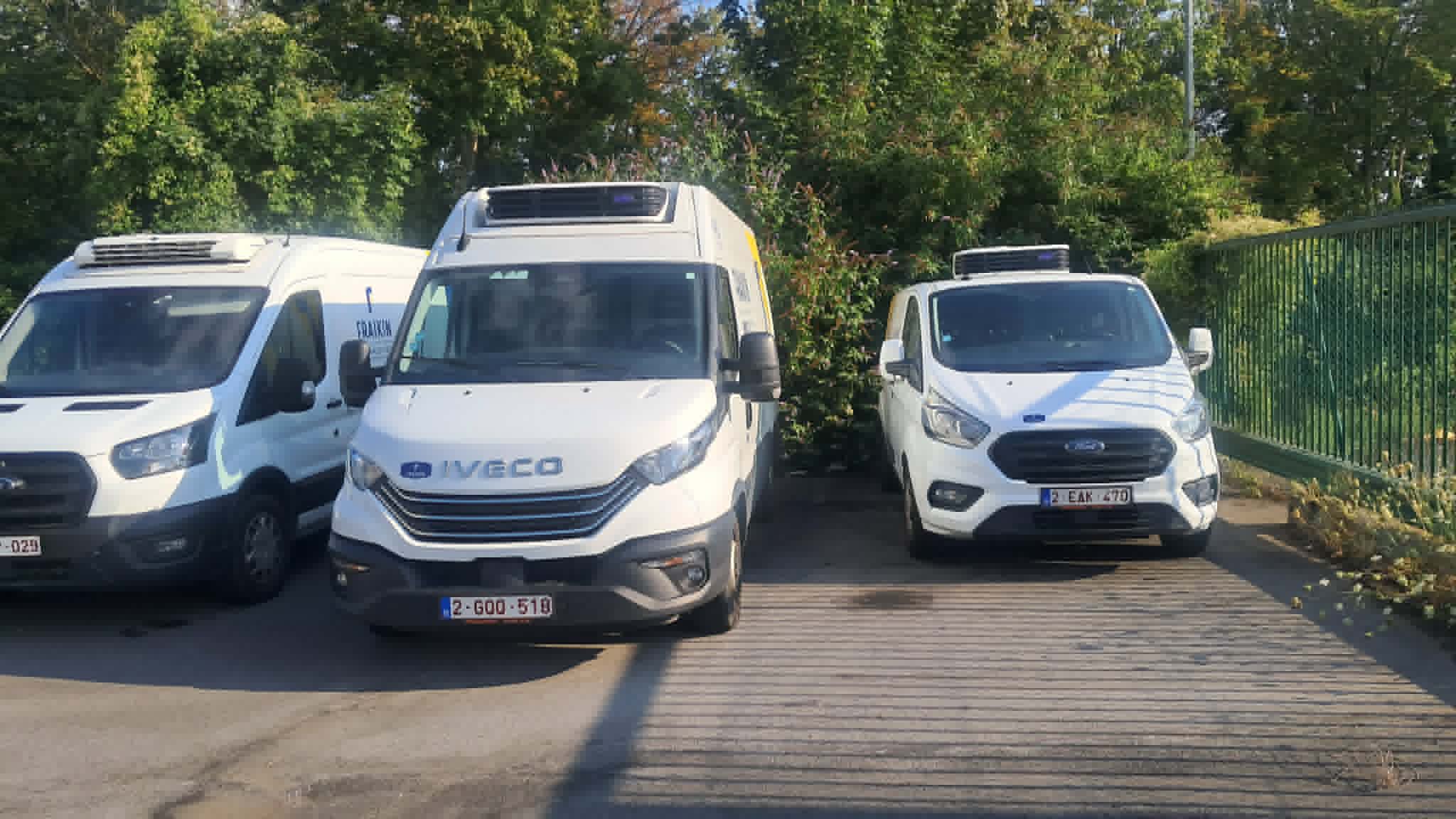 Véhicules frigorifiques de Maison Fumesse prêts pour les tournées professionnelles